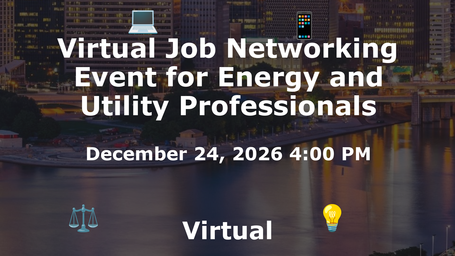 Virtual Job Networking Event for Energy and Utility Professionals event image